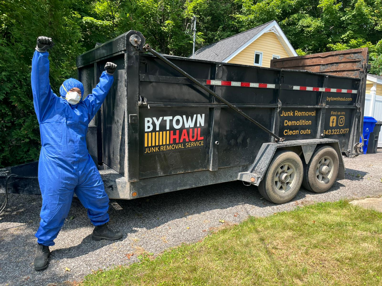 Bytown Haul Ottawa Student Junk Removal Truck and Crew